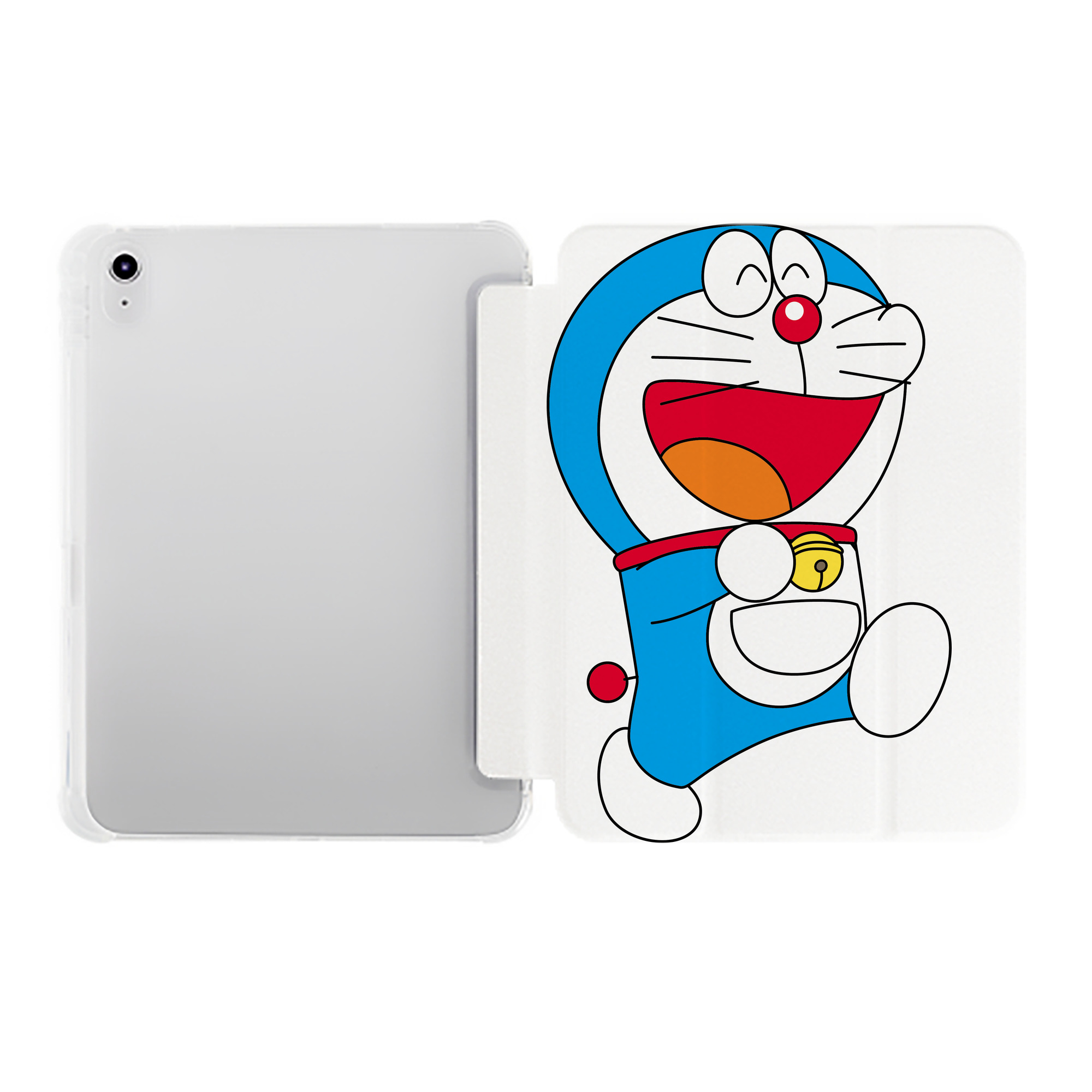 （画像用） ドラえもん Doraemon IPad ケース ペン収納付き 三つ折りスタンド PUレザー×シリコン 対応機種9.5/10.5/10.9インチ